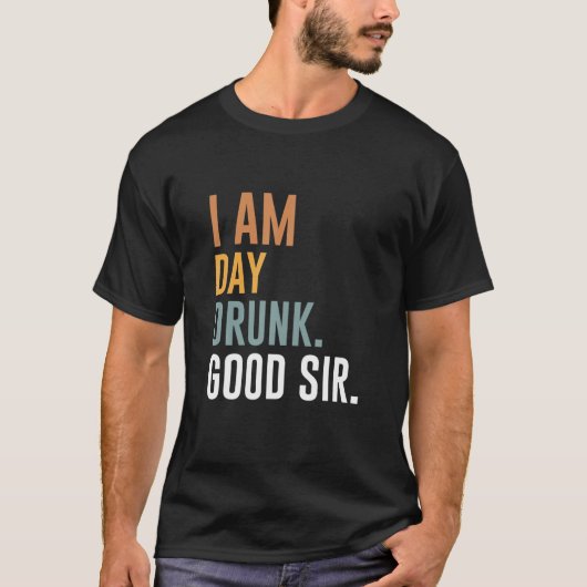 今日は労飲働日おもしろいの週末だ Tシャツ (正面)