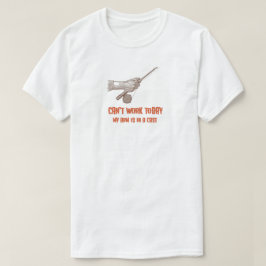 今日は動けない、私の腕は型にはまっている"魚釣り Tシャツ