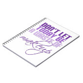 今日は化粧の無駄遣いをするな ノートブック (左側)