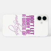 今日は化粧の無駄遣いをするな Case-Mate iPhoneケース (裏面 (横))