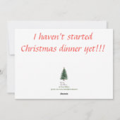 今日は危機は起きない…レディユーモアのある文字 シーズンカード (裏面)