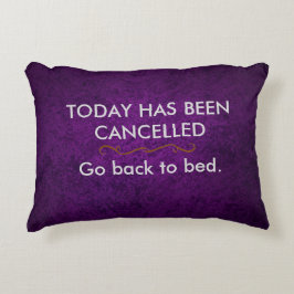 今日は取り消されました アクセントクッション