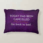 今日は取り消されました アクセントクッション (裏面)