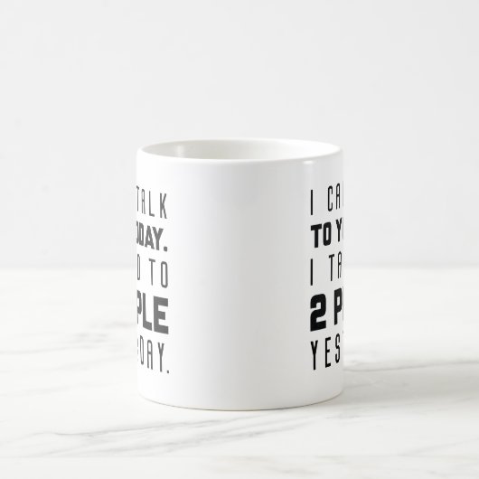 今日は君と話せない コーヒーマグカップ (中央)