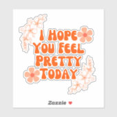 今日は君の感じ望みかわいらしだ シール (シート)