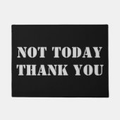 今日は君の感謝してい好い事じゃない ドアマット (正面)