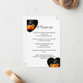 今日は君の手形カードを許す ノートカード (正面/裏面インサイチュ)