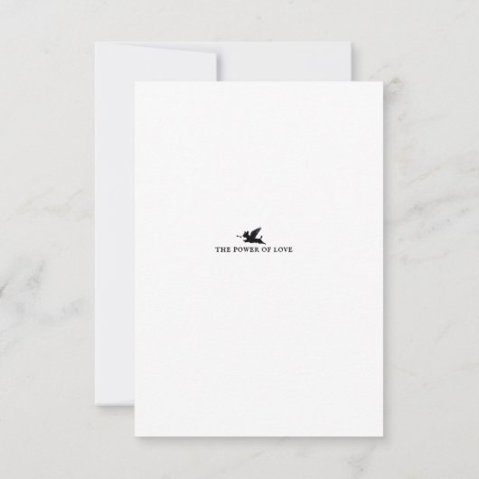 今日は君の手形カードを許す ノートカード (裏面)