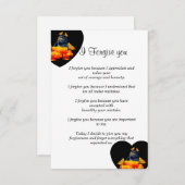 今日は君の手形カードを許す ノートカード (正面/裏面)