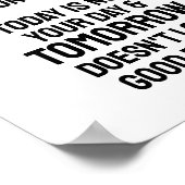 今日は君の日じゃないおもしろいことわざ ポスター (角)