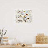 今日は喜び鳥を選ぶ ポスター (キッチン)