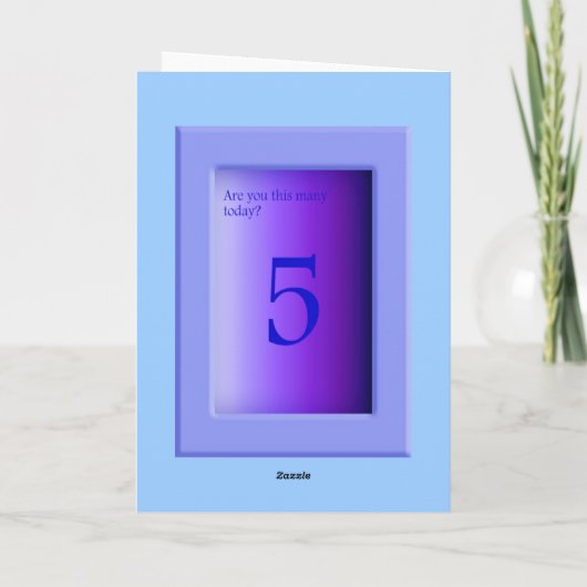 今日は多いの? カード (裏面)