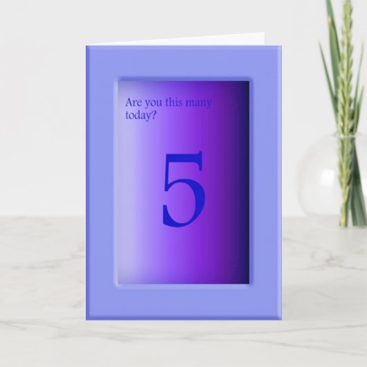 今日は多いの？ カード (正面)