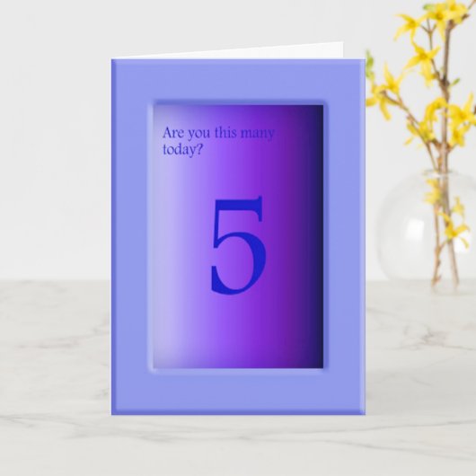 今日は多いの？ カード (黄色い花)