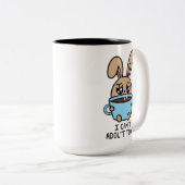 今日は大人にならないバニー | コーヒー好き気分 ツートーンマグカップ (正面右)