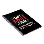 今日は大人にならない – 昨日のノートに添付 ノートブック (右側)