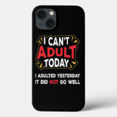 今日は大人になれない – 昨日不倫した Case-Mate iPhoneケース (裏面)