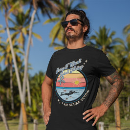 今日は大人になれなくてごめんなさいスキューバダイビング Tシャツ