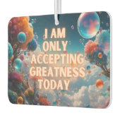 今日は大成を受け入れるばかりだ カーエアーフレッシュナー (左)