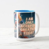 今日は大成を受け入れるばかりだ ツートーンマグカップ (正面右)