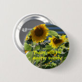 今日は大抵明るいボタンです 缶バッジ (正面&裏面)