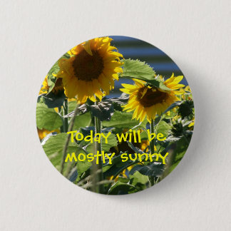 今日は大抵明るいボタンです 缶バッジ