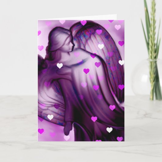 今日は天からあなたにハートが届きます カード (正面)