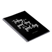 今日は好い日だパーソナライズされた ノートブック (右側)