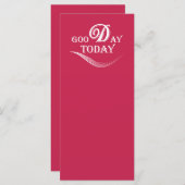 今日は好い日だ (正面/裏面)