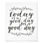 今日は好い日だ フォトプリント            (正面)