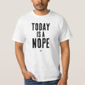 今日は嫌だ Tシャツ (正面)