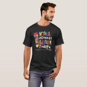 今日は学学校の最初の日 Tシャツ (正面フル)