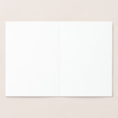 今日は完璧な日だ – 前向き引用文 箔カード (内部)