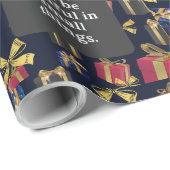 今日は小事に忠義を尽くす。 ラッピングペーパー (ロールコーナー)