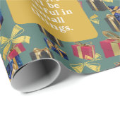 今日は小事に忠義を尽くす。 ラッピングペーパー (ロールコーナー)