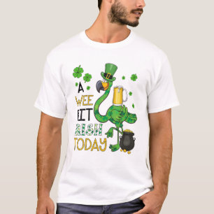 今日は少しアイルランド語の緑のフラミンゴセントパトリック Tシャツ