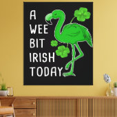 今日は少しアイルランド | Lucky Flamingo | Flamingo キャンバスプリント (インサイチュ (リビング))