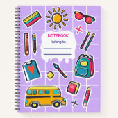 今日は少し学習者、明日の世界の変化。 ノートブック (正面)