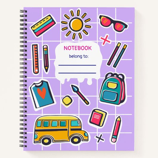 今日は少し学習者、明日の世界の変化。 ノートブック (正面)