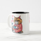 今日は少し気分屋でごめんなさい ツートーンマグカップ (正面左)