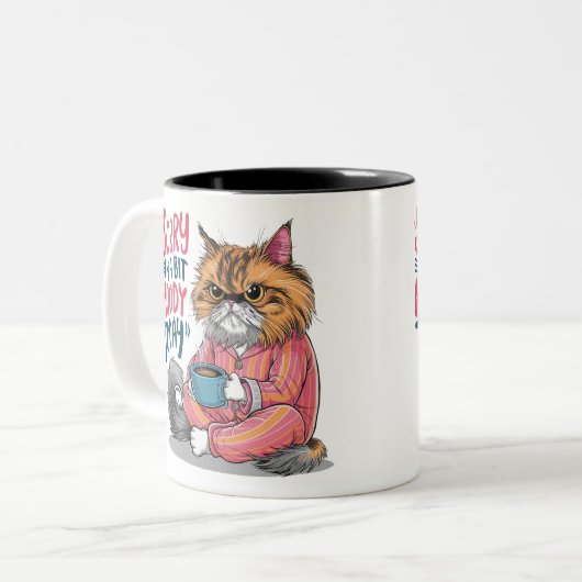 今日は少し気分屋でごめんなさい ツートーンマグカップ (正面左)