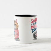 今日は少し気分屋でごめんなさい ツートーンマグカップ (中央)