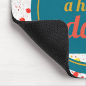 今日は幸せな日の言葉感動的引用文 マウスパッド (コーナー)