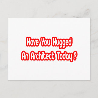 今日は建築家を抱き締めた？ ポストカード