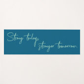 今日は強、明日は強パーソナライズされた ヨガマット (正面(横))