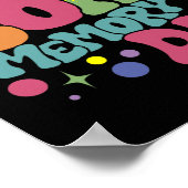 今日は心の記憶の日の感情おもしろいが消える ポスター (角)