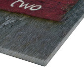 「今日は心配しない」 カッティングボード (角)