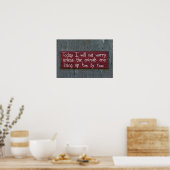 今日は心配しない ポスター (キッチン)