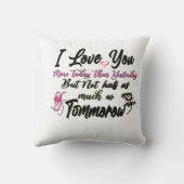 今日は恋しい恋の引用文枕  クッション (裏面)