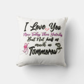 今日は恋しい恋の引用文枕 クッション (正面)